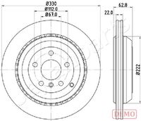 HELLA 8DD355128941 - Disco de freno - PRO High Carbon