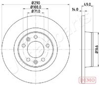 COMLINE ADC1581 - Disco de freno - Comline