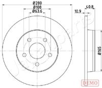 HELLA 8DD355128541 - Disco de freno - PRO High Carbon