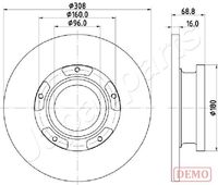 COMLINE ADC1255 - Disco de freno - Comline