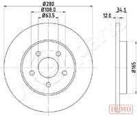 COMLINE ADC1219 - Disco de freno - Comline