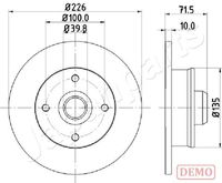 COMLINE ADC3007 - Disco de freno - Comline