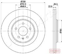 COMLINE ADC2907V - Disco de freno - Comline