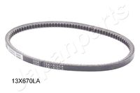 JAPANPARTS DT13X670LA - Correa trapezoidal
