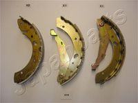 HELLA 8DB355001761 - Juego de zapatas de frenos