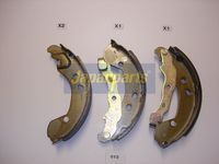 HELLA 8DB355002801 - Juego de zapatas de frenos