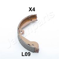 HELLA 8DA355050601 - Juego de zapatas de frenos, freno de estacionamiento