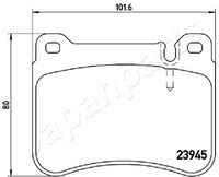 JAPANPARTS PA-0519AF - Juego de pastillas de freno