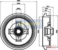FEBI BILSTEIN 14272 - Tambor de freno