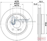 BREMBO 09A74211 - Disco de freno - PRIME LINE - UV Coated