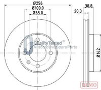 COMLINE ADC3007 - Disco de freno - Comline