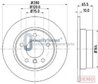 COMLINE ADC1731 - Disco de freno - Comline