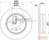COMLINE ADC1706 - Disco de freno - Comline