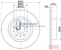COMLINE ADC1831 - Disco de freno - Comline