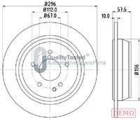 COMLINE ADC1628 - Disco de freno - Comline