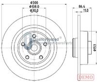 HELLA 8DD355127891 - Disco de freno - PRO High Carbon