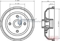 HELLA 8DT355302861 - Tambor de freno
