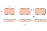 TRW GDB1923 - Juego de pastillas de freno