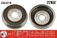 TRICLO 843582 - Tambor de freno