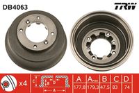 Stark SKBDM0800263 - Tambor de freno