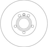 TRW DF4323 - Disco de freno