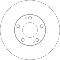 TRW DF7231 - Disco de freno