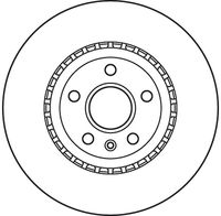 TRW DF6113S - Disco de freno