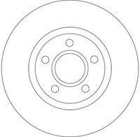 TRW DF4424 - Disco de freno