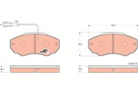 TRW GDB1517 - Juego de pastillas de freno - COTEC
