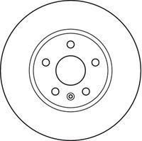 TRW DF4996S - Disco de freno