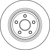 TRW DF4979S - Disco de freno