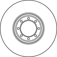 TRW DF4985S - Disco de freno