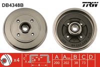 STARK SKBDM0800098 - Tambor de freno