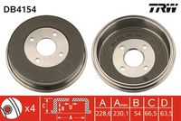 STARK SKBDM0800159 - Tambor de freno