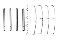 BOSCH 1987474168 - Kit de accesorios, pastillas de frenos