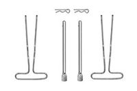 DELPHI LX0019 - Kit de accesorios, pastillas de frenos