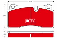 TRW GDB1816DTE - Juego de pastillas de freno - DTEC COTEC
