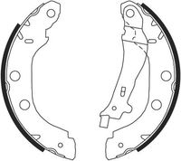 TRW GS8655 - Juego de zapatas de frenos