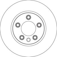 TRW DF4762S - Disco de freno
