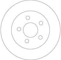 TRW DF4336 - Disco de freno