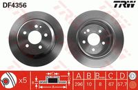 TRW DF4356 - Disco de freno