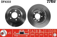 TRW DF4333 - Disco de freno