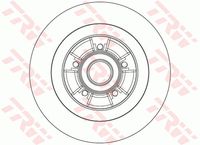 TRW DF6202BS - Disco de freno - TRW SINGLE