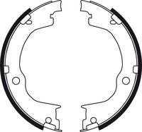 TRW GS8749 - Juego de zapatas de frenos, freno de estacionamiento