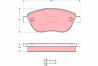 TRW GDB1591 - Juego de pastillas de freno