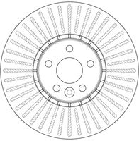 TRW DF6472S - Disco de freno