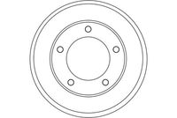 TRW DB4316 - Tambor de freno