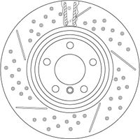 RIDEX 82B1434 - Disco de freno