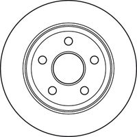 TRW DF4914S - Disco de freno
