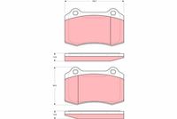 TRW GDB1537 - Juego de pastillas de freno